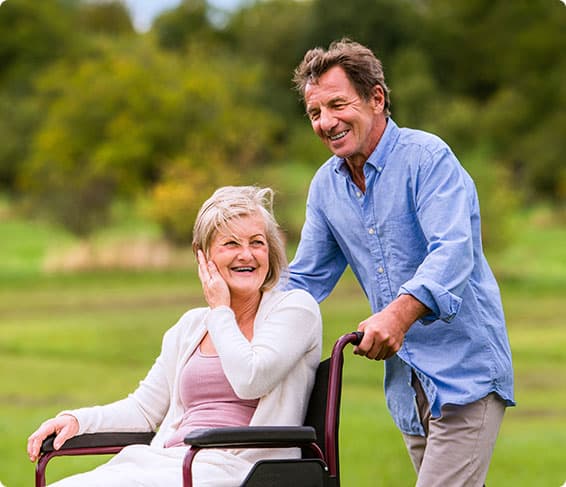 couple transport wheelchair
